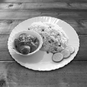 Pulao With Chicken Butter Masala