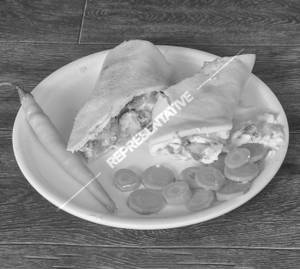 Special Pepper Chicken Shawarma Roll