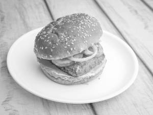 Spicy Paneer Burger Meal