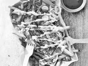 Shawarma with french fries