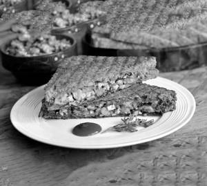 Sweet corn Sandwich