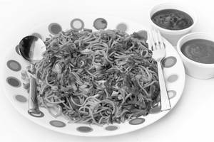 Mushroom Chow mein 
