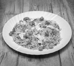 Egg chicken fried rice