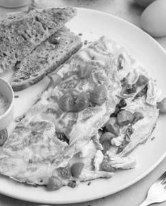 Chicken Stuffed Omelette