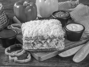 Chicken Cheese Mayonnaise Toast Sandwich