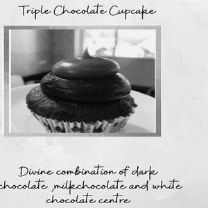 Triple Chocolate Cup Cake