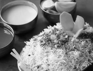 Veg Biryani with Veg Fried Momos