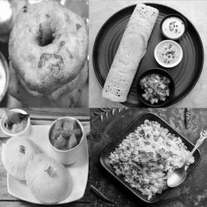 Sfc Special Platter-2. Upma, 1 Masala Dosa, 1 Medu Vada, 1 Idli