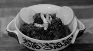 Chicken Black Seasame ( Shillong Khasi Spl Doh Neiiong )