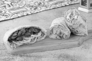 Istah's Chicken Shawarma in Rumali + Chicken Pita Pocket Sandwich