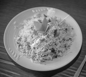 Veg Butter Garlic Fried Rice 