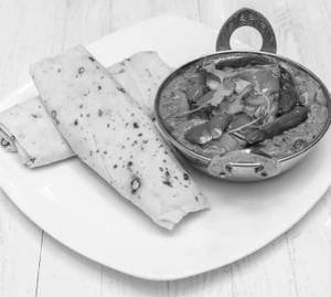 Rumali  Roti (2) + Kadai Chicken