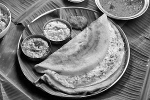 Onion Egg Roast Dosa