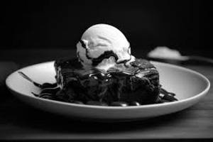 Brownie With Vanilla Icecream
