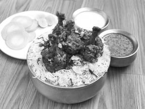 Chicken Lollipop Biryani (3 Pcs)