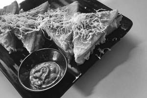 Veg Cheese Club Sandwich + French Fries + Coke