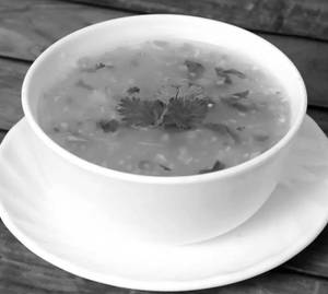 Clear lemon coriander soup