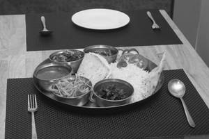 Traditional Nepali Thali (chicken)