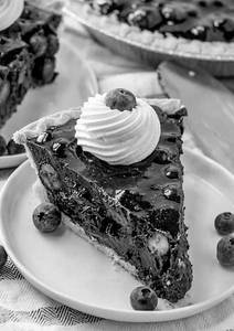 Blueberry Fresh Cream Glaze Pastry