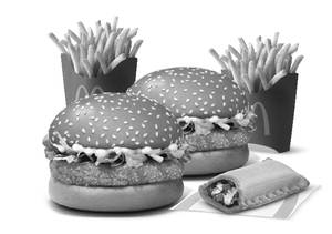 Burger Combo for 2: McVeggie Burger with Pizza McPuff