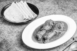 Chicken Leg Curry With 5pc Hath Roti