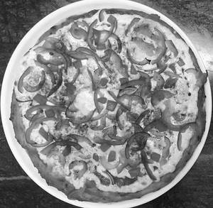 Double cheese desi style pizza