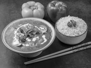 Veg Green Thai Curry (with Rice)