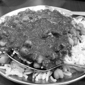 Chole Rice Palak Paneer