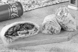 Chicken Shawarma in Rumali + Chicken Pita Pocket Sandwich + Choice of Drink
