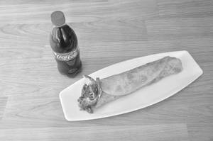 Paneer Roll With Coke (330ml)