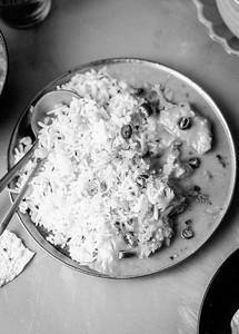 Dal + Chawal.