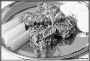Pudina chicken dry