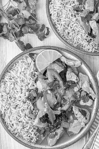 Chicken Thai Red Curry With Brown Rice