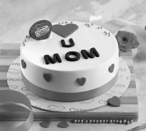 Mother's Day Special Love You Mom Butterscotch Cake [500 Grams]