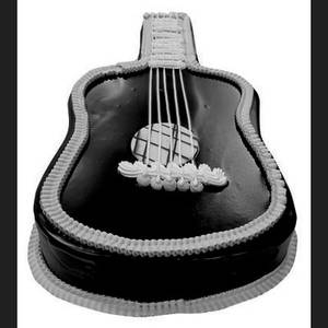 Guitar Chocolate Cake