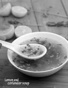 Lemon Coriander Soup