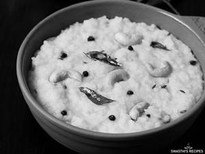 Ghee Pongal (serves with sambar and chutney)
