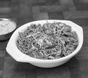 Prawns biryani