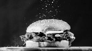 Veg Schezwan Burger