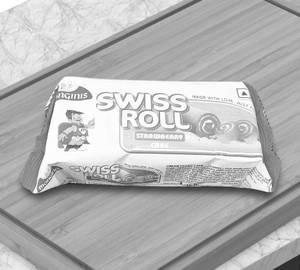 Swiss Roll Strawberry 40 Grm