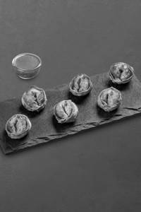 Fried Classic Veg Momos with Momo Chutney - 6 Pcs