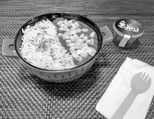 Corn Palak Rice Bowl