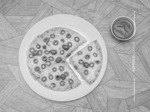 Cheesy Olive Pizza 7 inch