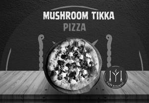 Mushroom Tikka Pizza