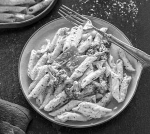 White pasta