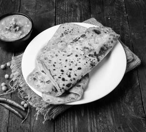 Tawa Paratha & Aloo Matar Ki Sabji    