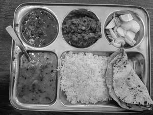 Dal + Rice + 2 Pcs Roti+kheema(beaf) 