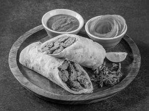 Lucknow Mutton Seekh Kebab Roll