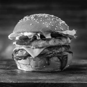 Double Cheese Chicken Burger