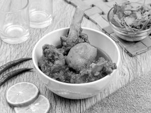 Mutton Jhol With Potato